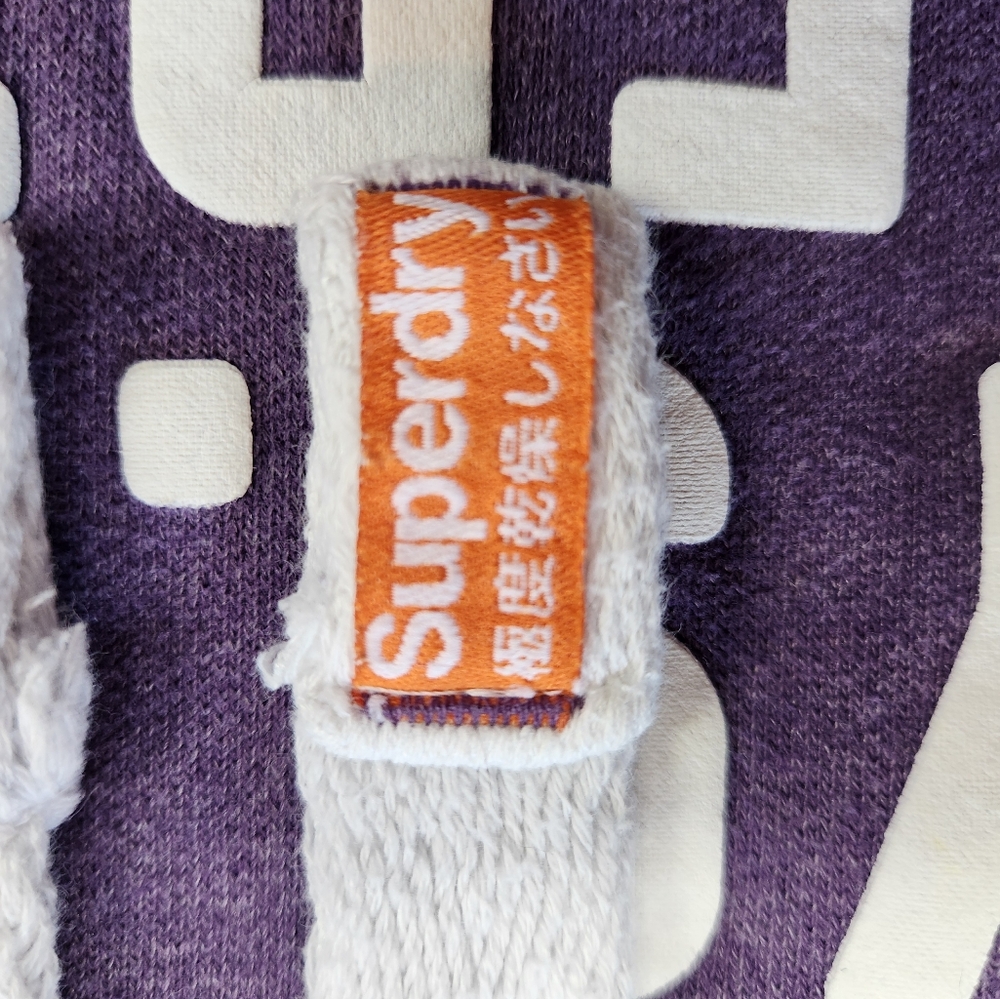 Superdry Hoodie Mens Size Small purple - Picture 3 of 3